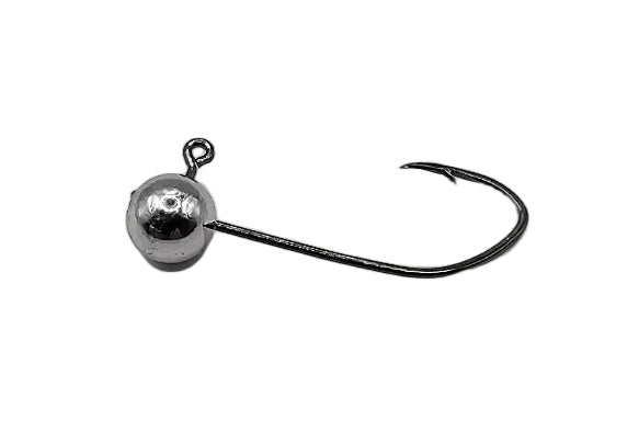 1/16th oz. Round Ball Head Jig w/ Mustad Sickle Hooks Pro Tec