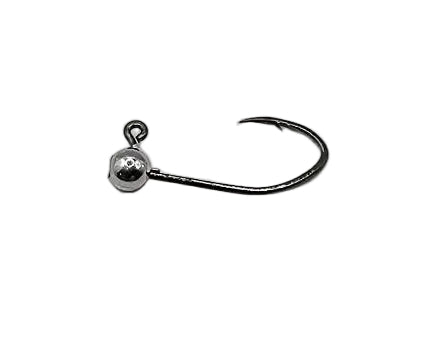1/80th oz. Round Ball Head Jig w/Mustad Sickle Hooks Pro-Tec