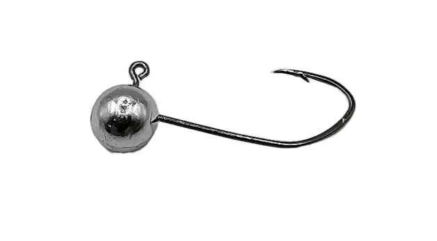 1/8th oz. Round Ball Head Jig w/ Mustad Sickle Hooks Pro Tec